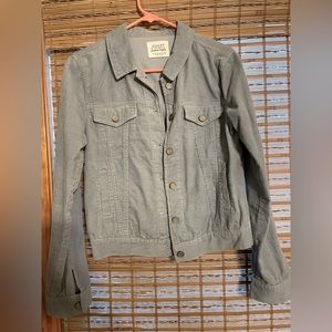 Pale Blue corduroy jacket.